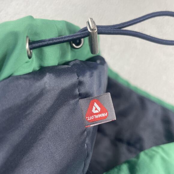 Brooks Brothers 346 Jacket Mens Medium Green Navy Hooded Primaloft Insulated - Picture 10 of 13